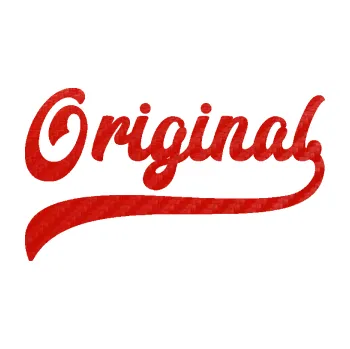 Polep vozidla SAMOLEPKA Original nápis (53 - 3D karbon červený) NA AUTO, NÁLEPKA, FÓLIE, POLEP, TUNING, VLASTNÍ TEXT, TISK, AUTOSAMOLEPKY.cz, POLEPY, OBRÁZEK, LOGO, SAMOLEPKY