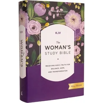 KJV, The Woman's Study Bible, Hardcover, Red Letter, Full-Color Edition, Comfort Print