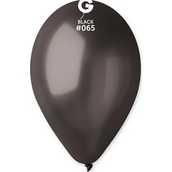 Balónek Svet balonku Balónek metalický černý 26 cm 100 ks