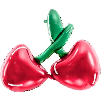 PartyDeco Balonek fóliový Třešně, 88 cm