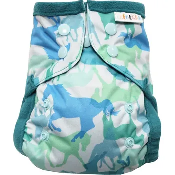 Plenkové kalhoty Breberky Kapsová plenka (S) - Divocí koně PAT