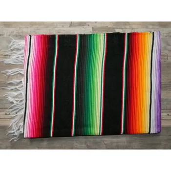 Přehoz na lůžko Serape (černé)