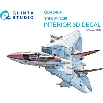 Plastikový model Quinta studio 1/48 F-14B 3D-Print.&col.Interior (GWH)
