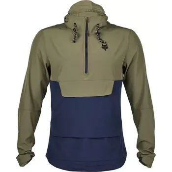 Cyklistické oblečení Fox Ranger Wind Pullover Jacket XL olive green