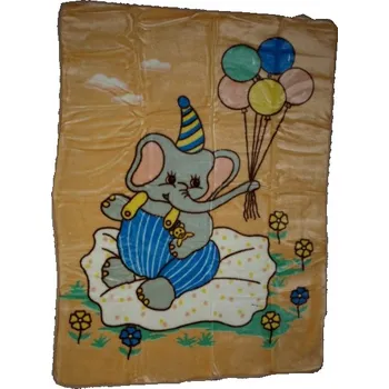 Dětská deka Ekvádor Deka španělská SLŮNĚ - rozměr 110 x 140 cm Barva: béžová