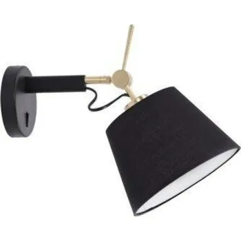 Nástěnné svítidlo AZzardo AZ4185 nástěnné svítidlo Zyta Wall XS GO ZFBK černá/zlatá