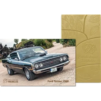 Čokoláda Čokoládovna Troubelice Čokoláda "Ford Torino", 45g - AMERIKY Varianta: bílá 40%