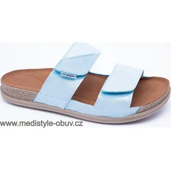 Dámská zdravotní obuv MEDISTYLE PATRICIE 3P-I19/1/L pantofel modrý lesk, modrá- 41