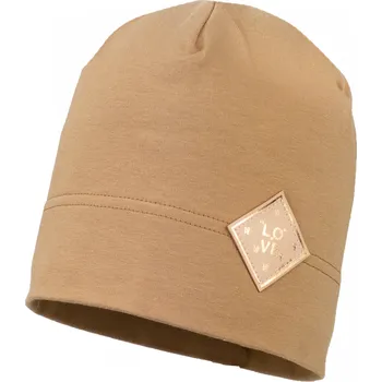 Čepice Přechodová čepice JAMIKS Seraphine barva: béžová, Rozměr: 52