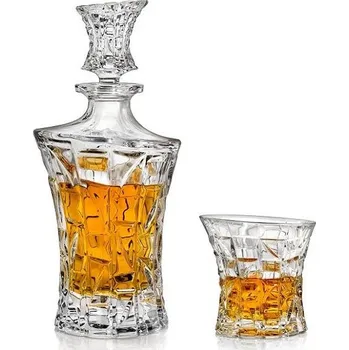 Sklenice Crystal Bohemia PATRIOT Whisky Set (1+6)