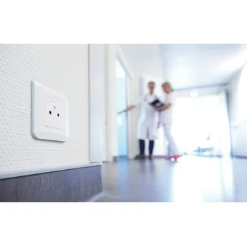 Elektrická zásuvka LEG 078722L MOSN KR.RÁM. 2M ANTIB BÍLÁ