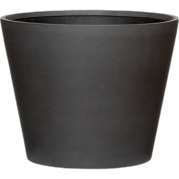 Květináč Bucket Volcano Black S - Ø 50 cm / V 40 cm
