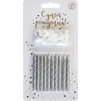 Dortová svíčka Svičky na dort 10ks