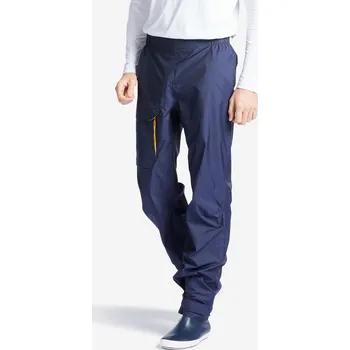 Pánské kalhoty DECATHLON Pánské svrchní kalhoty na plavbu nepromokavé Sailing 100 M MODRÁ