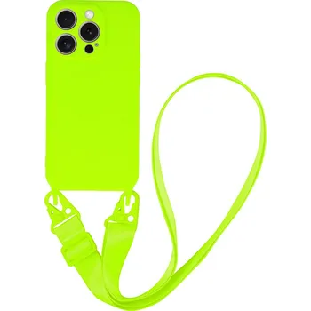 Pouzdro na mobilní telefon Pouzdro Strap D2 pro Iphone 13 Pro Max limetky