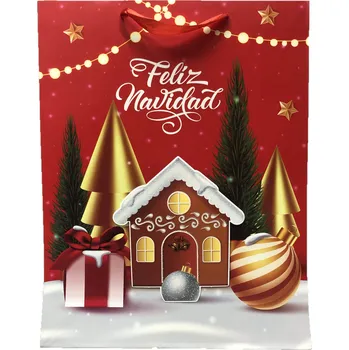 Dárková taška Vánoční dárková taška 3D červená