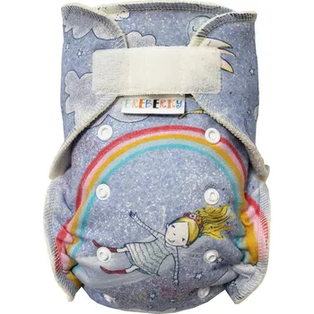 Plenkové kalhoty Breberky BIO Kalhotková plenka s GOTS (M) - Na konci duhy SZ