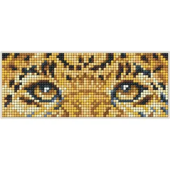 Diamantové malování Diamantové malování 17x6,8cm, magnet - OČI GEPARDA
