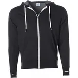 Independent Lehčí mikika z French Terry se zipem a kapucí Barva: šedá uhlová melír, Velikost: L NP354