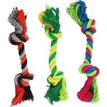 Hračka pro psa HIPHOP Uzel bavlněný 25cm/75g 1ks mix barev