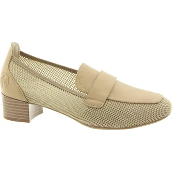 Dámská móda RIEKER Dámské béžové mokasíny 49250-62-255 Velikost 38