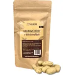 Čokoládovna Troubelice Kakaové boby v bílé čokoládě Hmotnost: 150 g