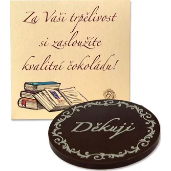 Čokoláda Čokoládovna Troubelice Čokoládové kolečko "Pro učitele", 18 g Varianta: mléčná 51%