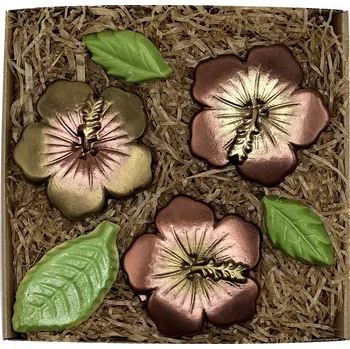 Čokoláda Chocolenka Čokoládová sada - Květiny 58 %