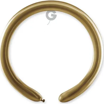 Balónek Svet balonku Tvarovací balónek chrómový zlatý