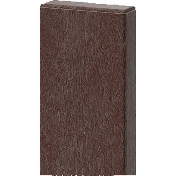 Terasové prkno Transform hnědé plastové prkno 120 x 40, 2,0 m, lavičkové