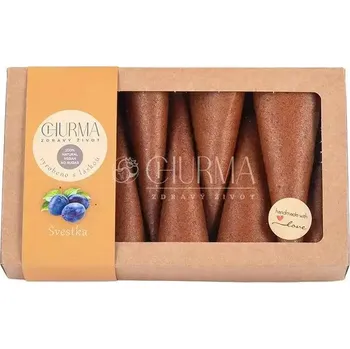 Sušené ovoce Ovocná placka Švestka, 100 g