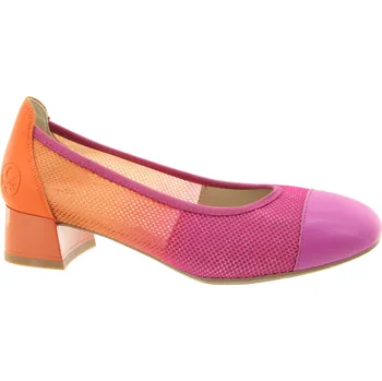 Dámské lodičky RIEKER Dámské růžovo-oranžové lodičky 45065-91-255 Velikost 37