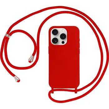 Pouzdro na mobilní telefon Pouzdro Strap D1 pro Iphone 15 Pro Max červené