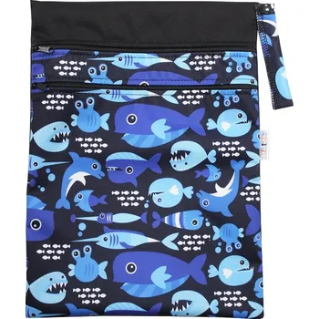 Pytel na pleny Breberky Pytel PUL dvoukomorový - Paryby S