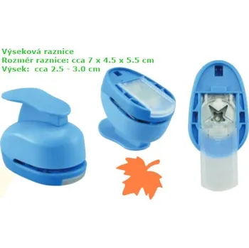 Děrovačka Výsekové Raznice velikost S - Javorový list