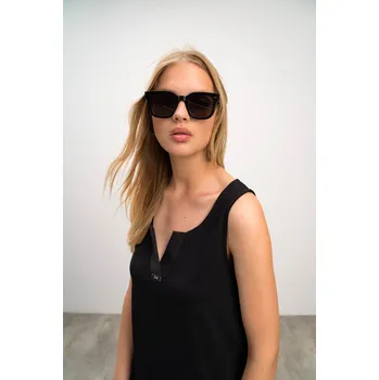 Luxusní dámská halenka Vamp 16521 Barva: ČERNÁ, Velikost: XXL