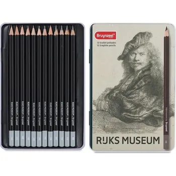 Grafitová tužka Holandští mistři: Rembrandt van Rijn Self Portrait - sada 12 ks