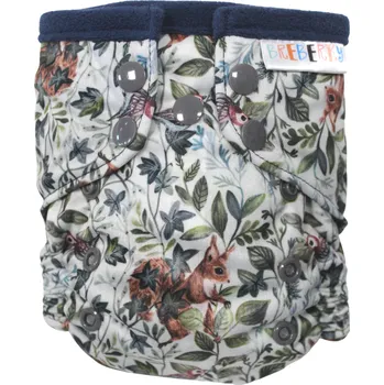 Plenkové kalhoty Breberky Kapsová plenka (S), bez křidélek - Veverky PAT