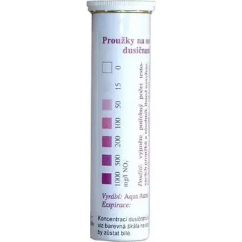 vodní filtr NITRO PROUŽKY NA MĚŘENÍ DUSIČNANŮ (Testovací Nitro proužky na kvalitu vody)