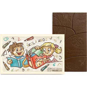 Čokoláda Čokoláda ŠKOLÁK, 45 g, Čokoládovna Troubelice Varianta: mléčná 51%