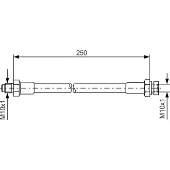 Brzdová hadice Brzdová hadice BOSCH 1 987 476 348