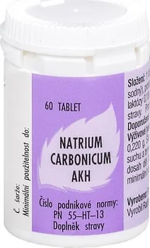 Homeopatikum AKH Natrium Carbonicum 60 tbl.