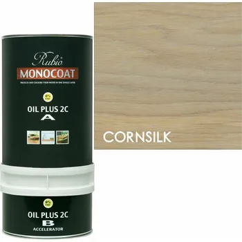 barva a nátěr na dřevo Rubio Monocoat Oil Plus 2C CORNSILK 390 ml