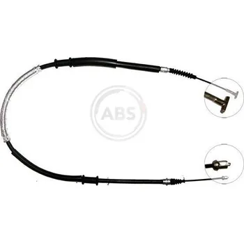 Lanko parkovací brzdy Tažné lanko, parkovací brzda A.B.S. K18007