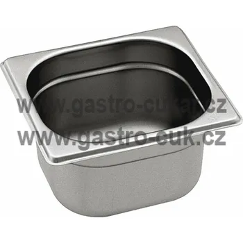 GN 1/6 (h=65 mm) nerezová plná OPTINOX