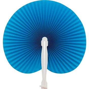 Karnevalový doplněk Plastový vějíř STILO - modrý
