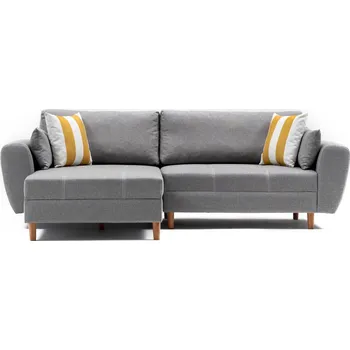 Pohovka Hanah Home Rohová pohovka IGOR světle šedá levá 825BLC1382