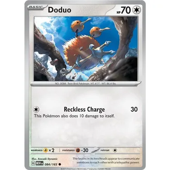 Sběratelská karetní hra Pokémon TCG Doduo 084/165 - Reverse Holo