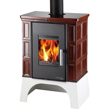 Krbová kamna HAAS + SOHN Rukov, s.r.o. HAAS+SOHN EBOLI AL II s výměníkem Barva: černá/hnědá, Vychlazovací smyčka: s vychlazovací smyčkou