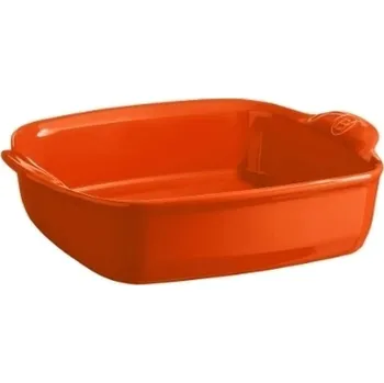 zapékací misa a miska Emile Henry Ultime Zapékací čtvercová mísa Ultime, 28 x 24 cm, oranžová Toscane